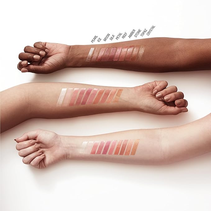 Maybelline Lifter Gloss, Hydrating Lip Gloss with Hyaluronic Acid, High Shine for Plumper Looking Lips, Pearl, Silver Pearl Clear, 0.18 Ounce