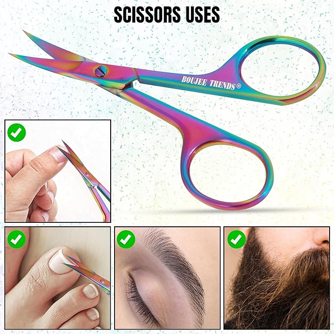 Nail scissors, toenail eyebrow mustache