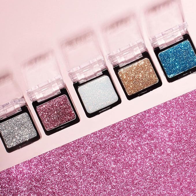 wet n wild Color Icon Eyeshadow Glitter - Ultra-Pigmented, Vitamin E Infused for a Silky-Smooth Moisturizing Application, Cruelty-Free & Vegan - Karma