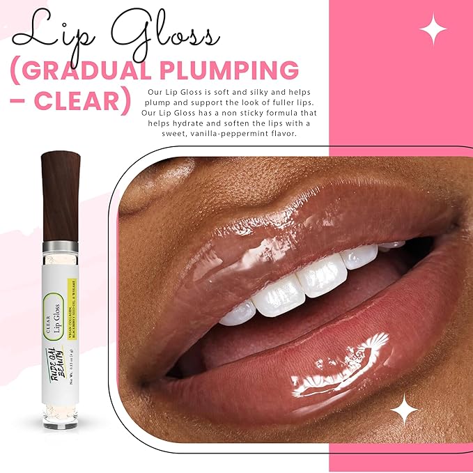 Moisturizing Lip Plumping Gloss (Clear) Moisturizing