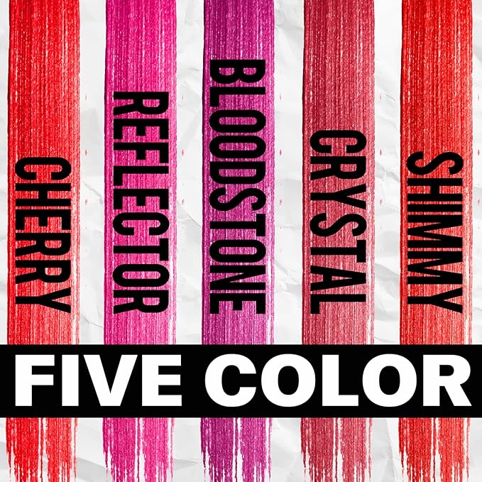 VANERIA Glitter Lip Gloss Shimmer,Matte Liquid Lipstick Rapid Drying,Long Lasting Highly Pigmented Color,Waterproof,Lipgloss Glitter Non-Sticky.Reflertor(4ml/0.14oz)