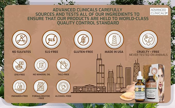 Advanced clinicals turmeric oil blemish