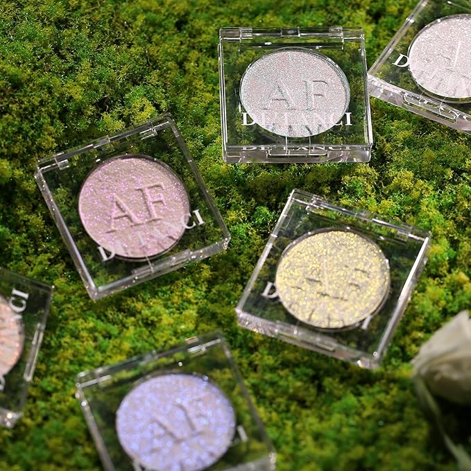 Highlighter Makeup Palette, Long Lasting New Formula, Pearlescent Pearlescent Shimmer