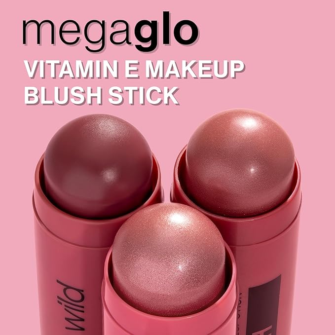 wet n wild Mega Glo Makeup Stick, Buildable Ain't Rose