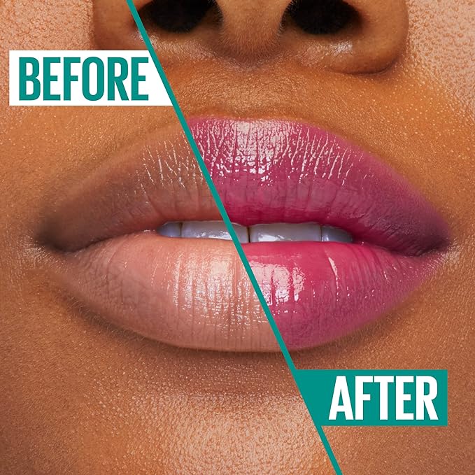 Maybelline Green Edition Balmy Lip Blush, Formulated With Mango Oil, Midnight, Blackberry Purple, 1 Count