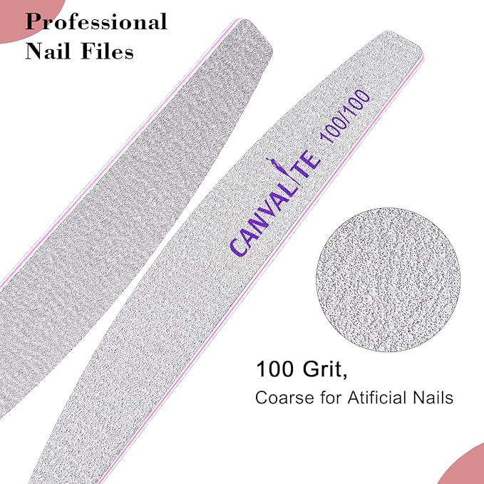 Canvalite 10pcs 100 Grit Nail