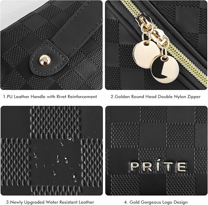 Prite travel cosmetic bag makeup