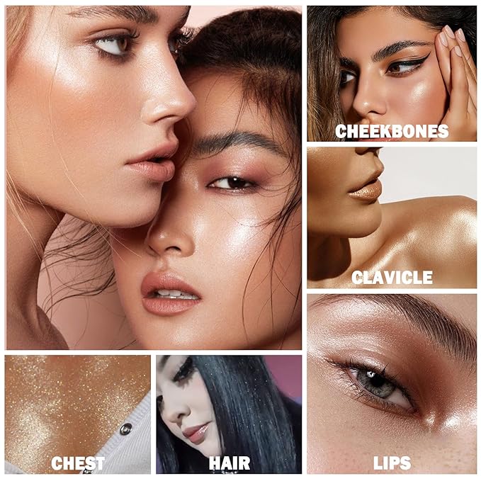 Polvo De Hadas Body Shimmer Glitter Highlighter Powder