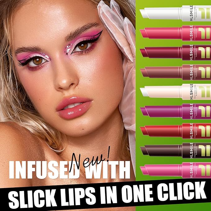 3 Colors Fat Lip Oil Click Slick, Moisturizing Moisturizing