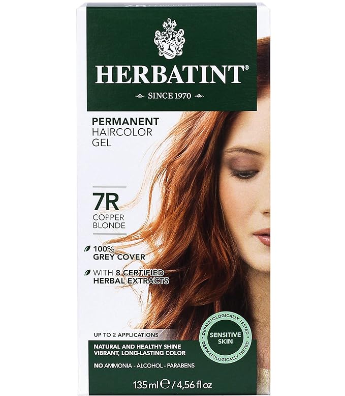 Herbatint Permanent Haircolor Gel, 7R