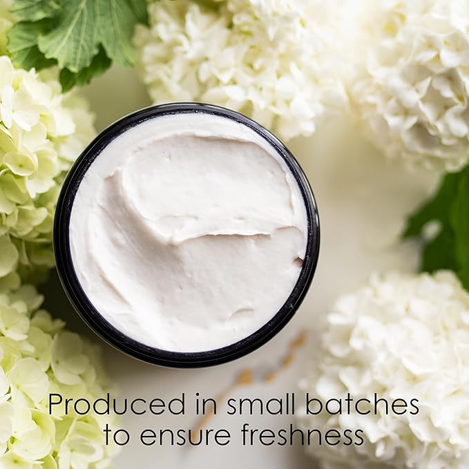 Whipped PEPPERMINT Body Butter for Dry Skin | Body Moisturizer for Women and Men | With Raw Shea Butter | Paraben Free, No Synthetic Fragrances, Non-Greasy Body Cream | 8 oz