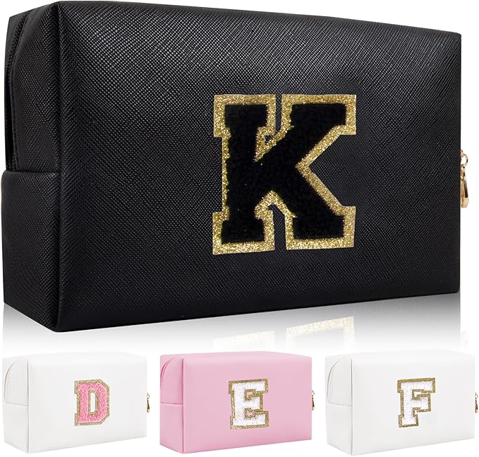 Personalized initial letter patch makeup