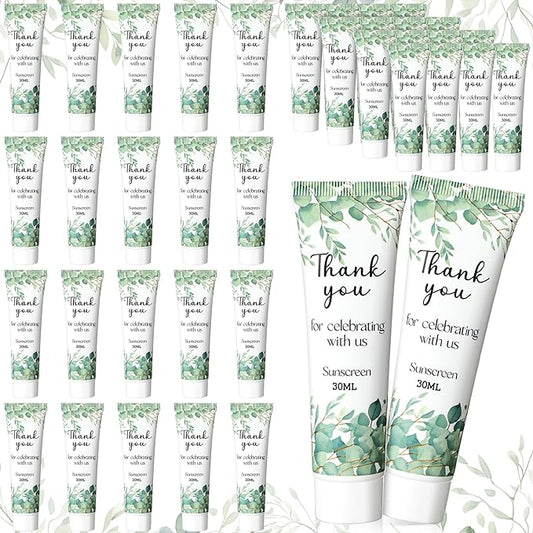 36 Pcs Sunscreen for Wedding Favors SPF 30 Wedding Mini Sunscreen Lotion 1 oz Travel Sunscreen Bulk Bridal Shower Favors Gifts for Destination Wedding Guest Gifts Party Supplies