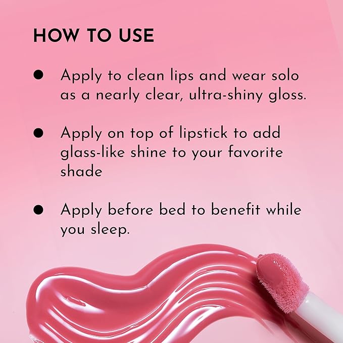 Forget the Filler Lip Plumping Line Smoothing Gloss - Cherry Vanilla - Premium Volumizing Lip Gloss with Natural Ingredients Designed to Plump, Firm, and Hydrate Lips 0.11 oz