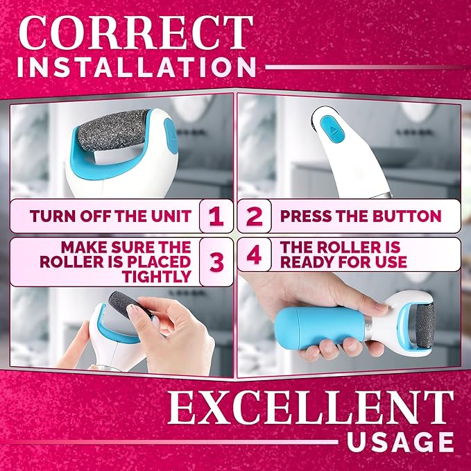 Electric callus remover for feet