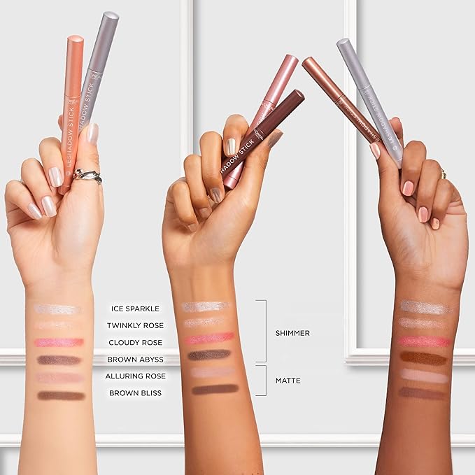 L'Oreal Paris Makeup Le Shadow Stick Eyeshadow, Blendable, Smudge-Resistant, Cream Eyeshadow, Alluring Rose, 0.05 Oz