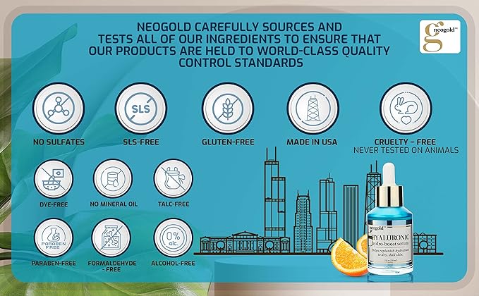 Hydrating hyaluronic acid serum for