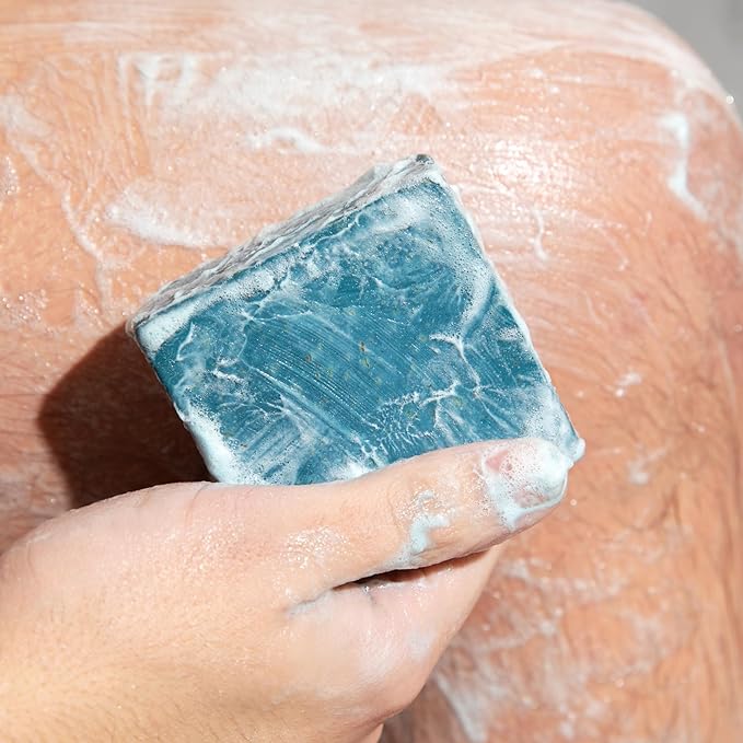 Every Man Jack Cold Plunge Mens Bar Soap - Pacific Dive Scent with notes of Sea Salt, Kelp, Refreshing Citrus - Deeply Cleans, Hydrates with Naturally Derived Ingredients and Light Grit - 5oz 2 Pack