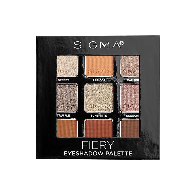 Sigma Beauty On-the-Go Eyeshadow Palette - Fiery -