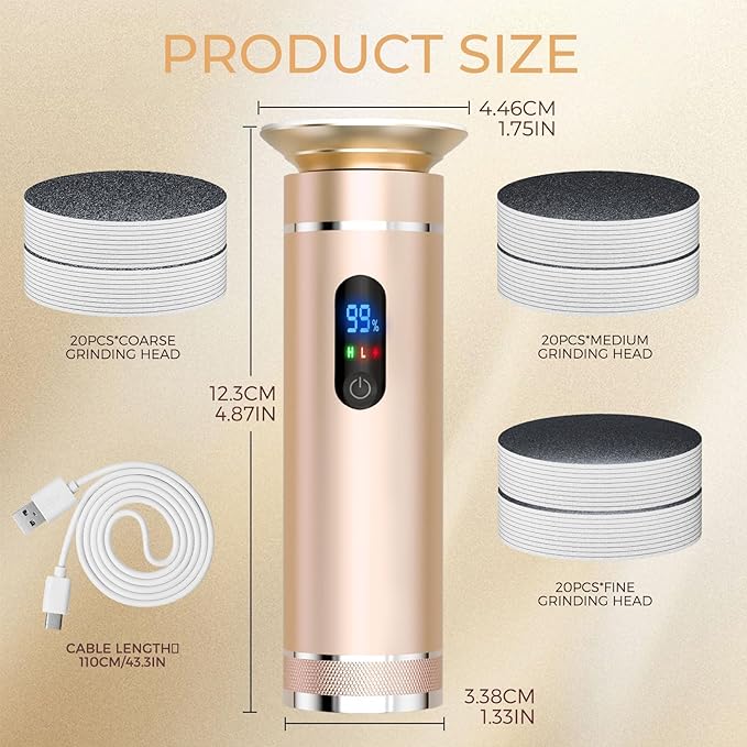 Ranrose electric feet callus remover: