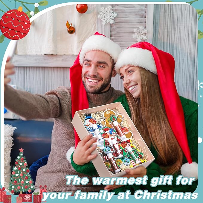 Henoyso 150 Pcs Christmas Favors 5 Moisturizing