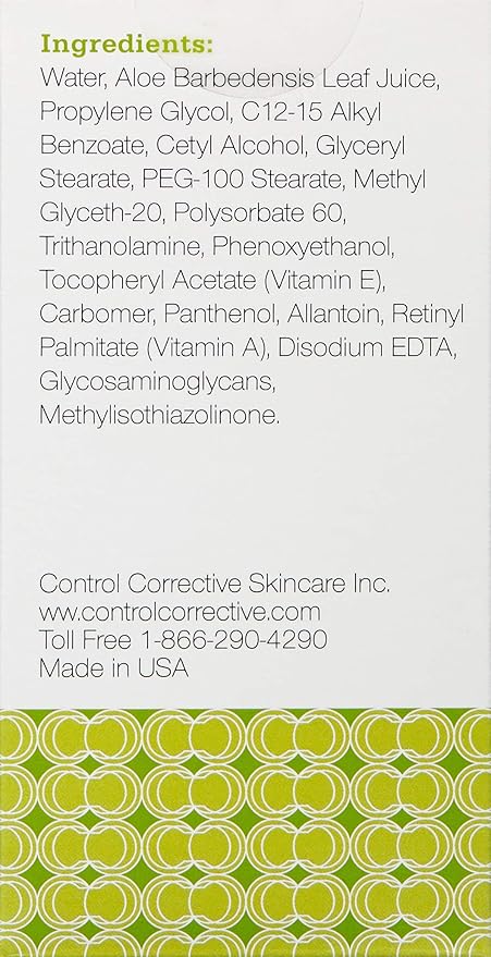 CONTROL CORRECTIVE Oil Free Hydrating Lotion, 2.5 Oz - Lightweight, Silky, Non-Comedogenic, Oil-Free, Facial Moisturizer, Leaves Skin Hydrated And Glowing, Calms, Purifies, Tones, Repairs, Balances