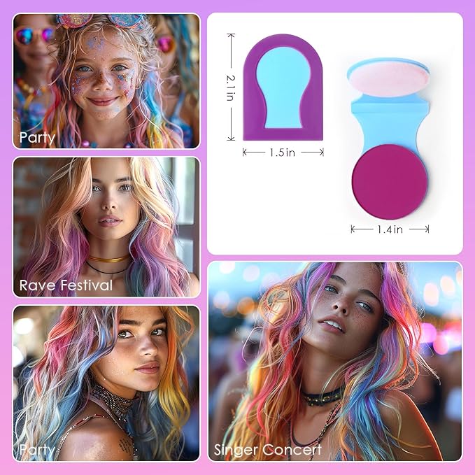 8 Colors Temporary Hair Chalk