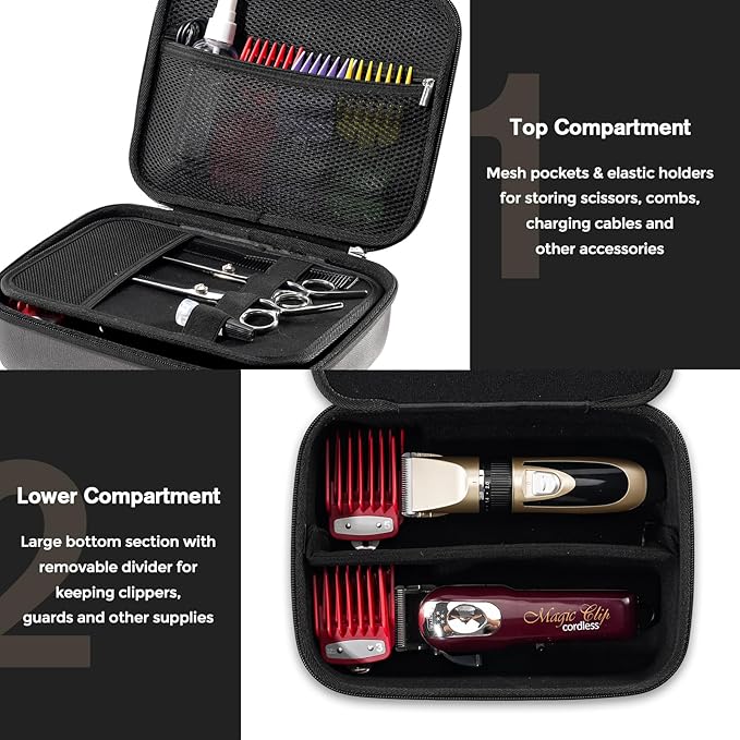 ProCase Hard Hair Clippers Case,
