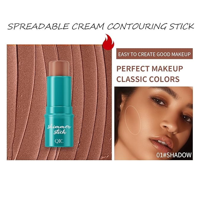 3Pcs Cream Contour Stick, with Highlighter Stick Milk