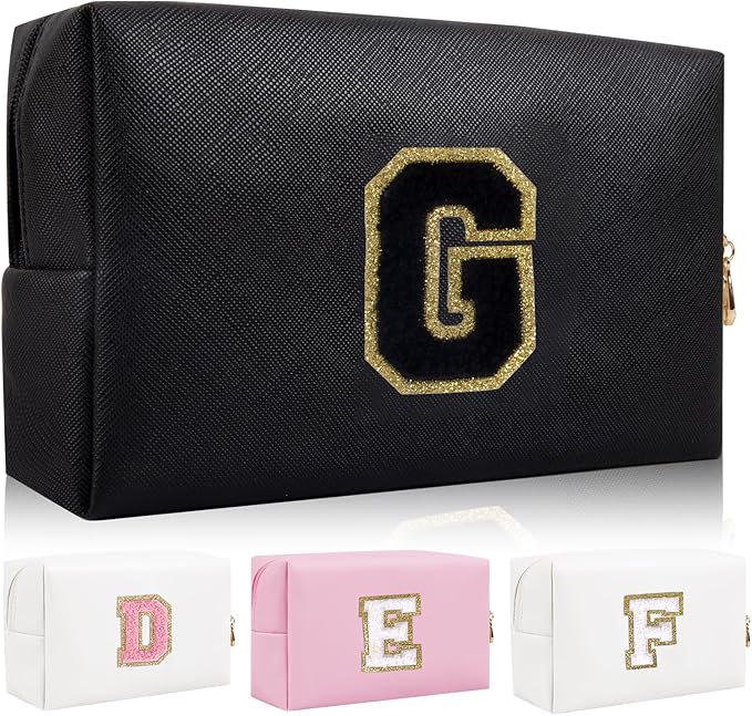 Personalized initial letter patch makeup