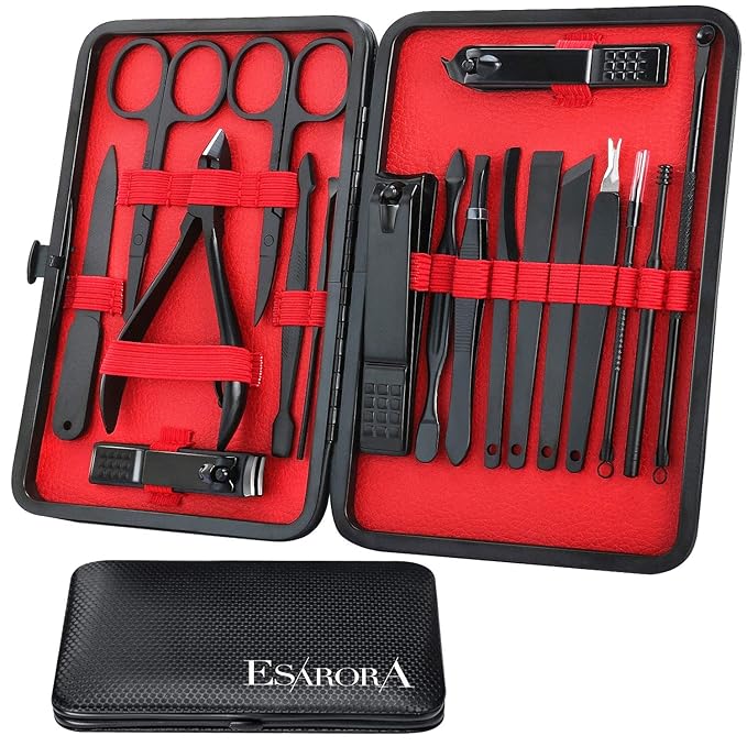 Esarora manicure set, 18 in