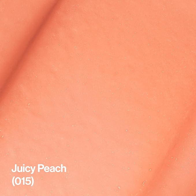 Revlon Kiss Tinted Lip Balm with SPF 20, Hydrating, Flavored, Infused with Natural Fruit Oils, 015 Juicy Peach, 0.09 oz