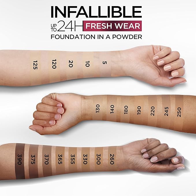 L'Oreal Paris Makeup Infallible Fresh Wear Foundation in Beige, . 0.31 oz