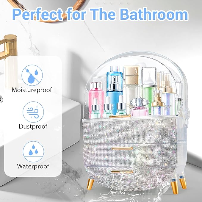 Teen girls gift makeup organizer,skincare