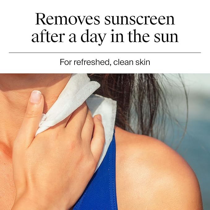 Neutrogena Gentle Facial Cleansing Wipes, Ultra-Soft Micellar Cleansing Wipes for Effortless Cleansing Made Gentle, Fragrance Free Face Wipes for Sensitive Skin, Hypoallergenic, 25 ct