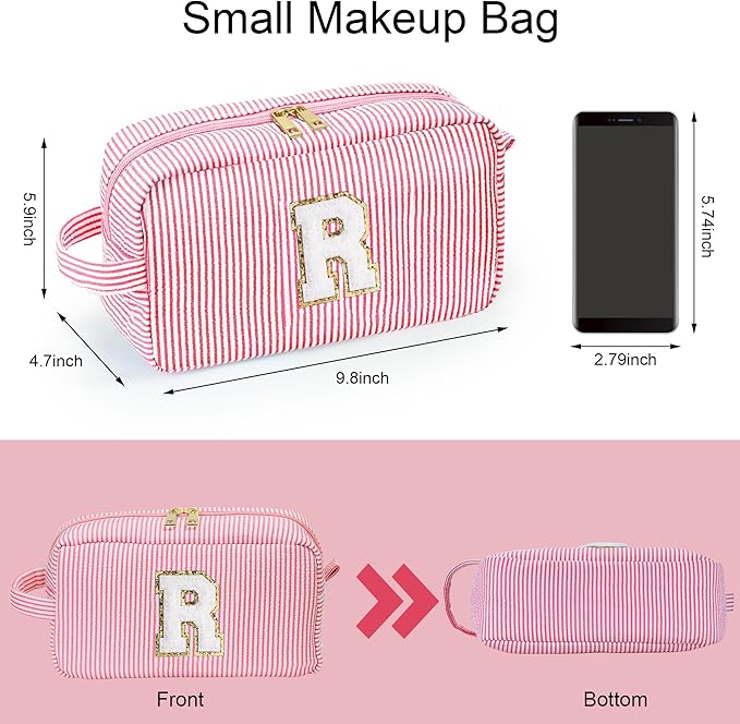 YOOLIFE Initial Makeup Bag for