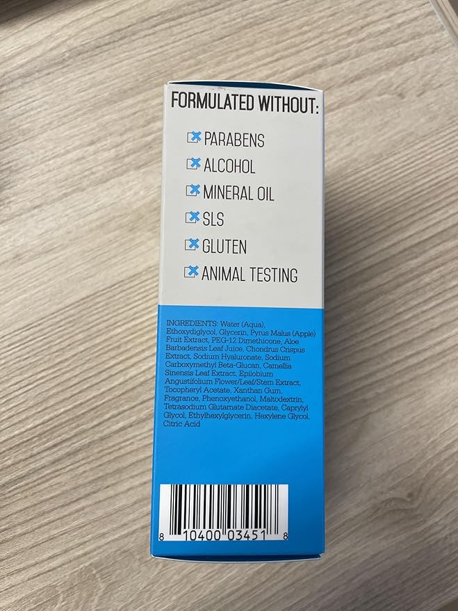 Hyaluronic Acid Serum Anti Aging Skin Care Facial Booster For Face - Hydro-Boost Moisturizer Booster W/Vitamin C & Vitamin E For Wrinkles, Fine Lines, Dark Spots, & Dry Skin, 1.75 Fl Oz