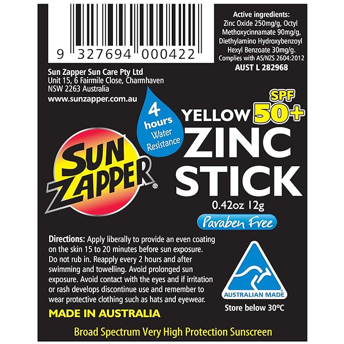 Sun Zapper Zinc Stick SPF