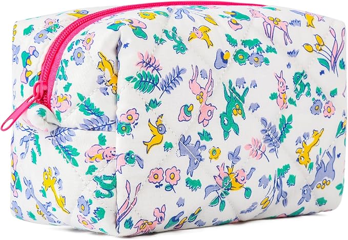 Soidram cute makeup bag quilted