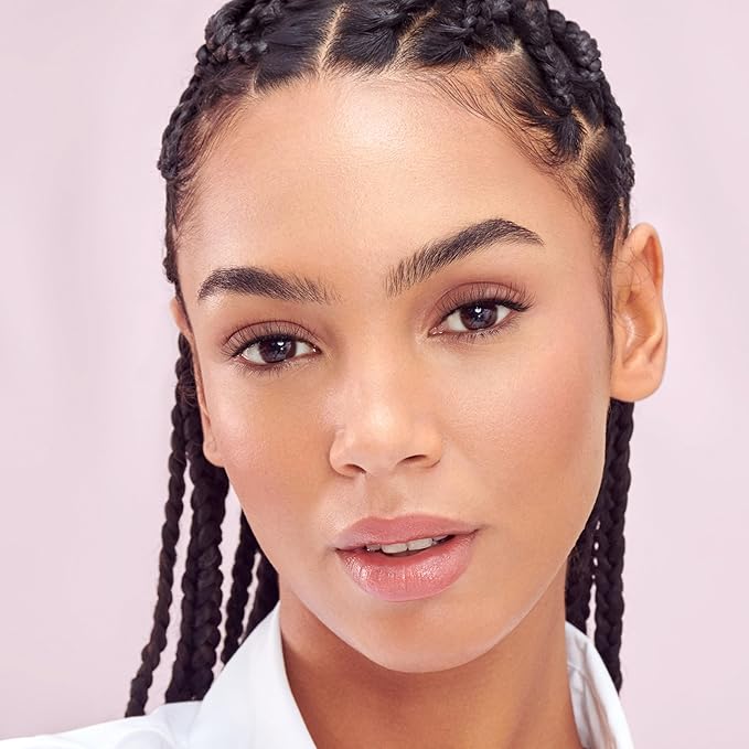 KISS The New Natural, False Eyelashes, 'Wide Slacks', 12 mm, Includes 4 Pairs Of Lashes, Contact Lens Friendly, Easy to Apply, Reusable Strip Lashes