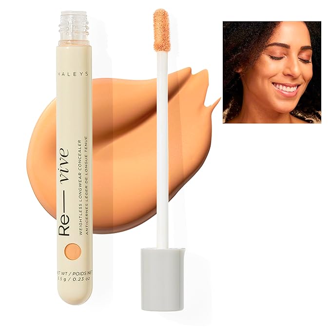 HALEYS Weightless Longwear Concealer (Tan - Warm), Re-vive,