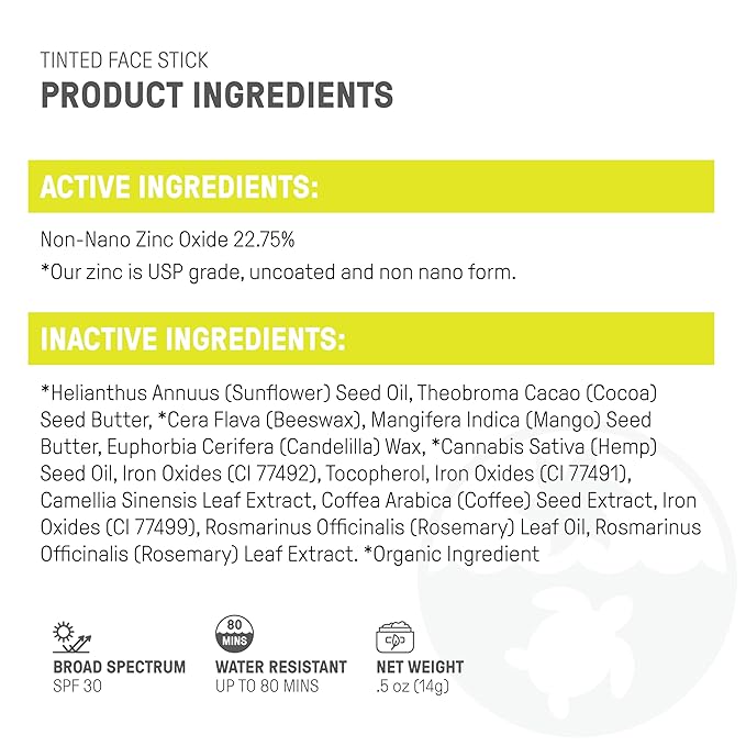 Raw Element Ultra-Moisturizing Face Tint Sunscreen, SPF 30+, Non Toxic Mineral Face Cream, Non Nano Zinc Oxide, Reef Friendly, Safe for All Ages, 0.5 oz, Pearly Sand, Pack of 1