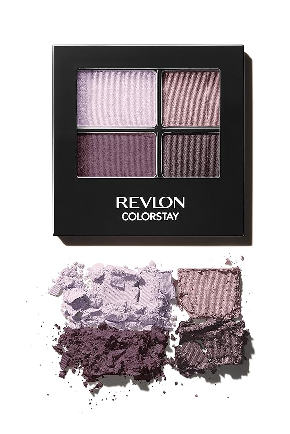 Revlon Eyeshadow Palette, ColorStay 16 Hour Eye Makeup, Velvety Pigmented Blendable Matte & Shimmer Finishes, 510 Precocious, 0.16 Oz,Cream,Powder