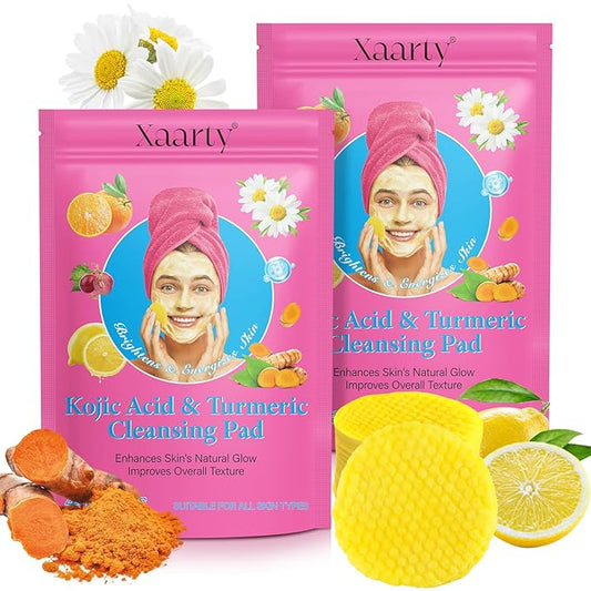 Turmeric kojic acid cleansing pads