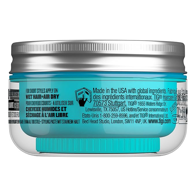 TIGI Bed Head Manipulator Texturizing Putty with Firm Hold Travel Size 1.06 oz