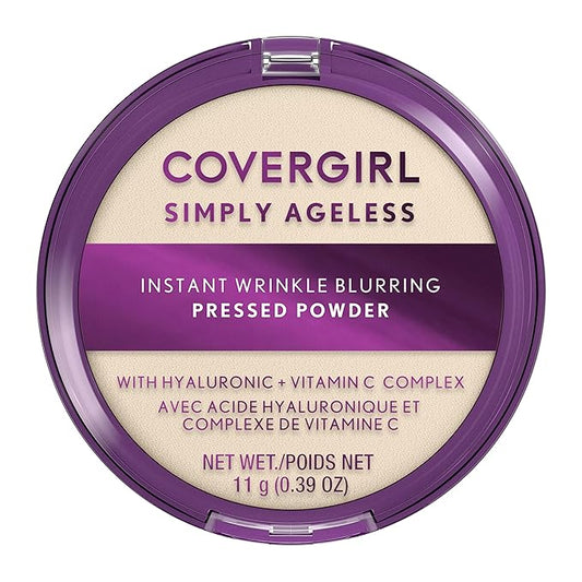 Covergirl Simply Ageless Instant Wrinkle Blurring Pressed Powder, Translucent, . 0.39 Oz