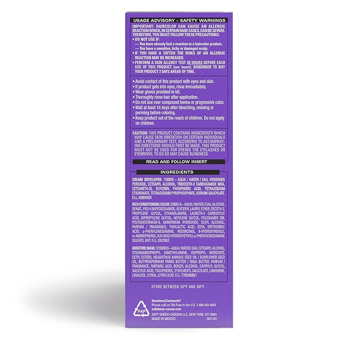 SoftSheen-Carson Dark and Lovely Fade Resist Rich Conditioning Hair Color, Permanent Hair Color, Up To 100 percent Gray Coverage, Brilliant Shine with Argan Oil and Vitamin E, Golden Bronze