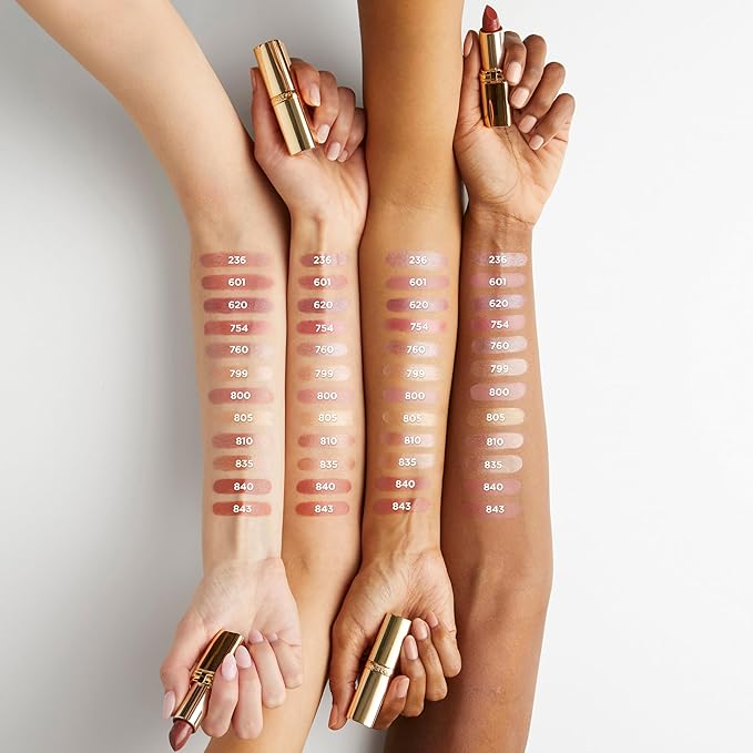 L’Oréal Paris Colour Riche Original Creamy, Hydrating Satin Lipstick with Argan Oil and Vitamin E, Silverstone , 1 Count