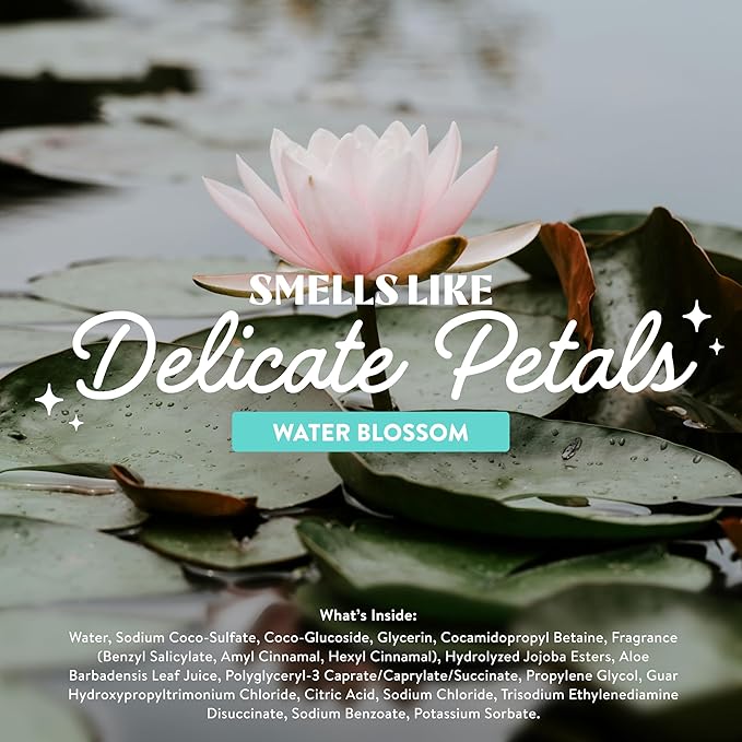 Cleancult Liquid Hand Soap Refill - Water Blossom - Moisturizes Dry & Sensitive Skin - Made with Aloe Vera & Essential Oils - Eco Friendly - Paper-Based Packaging - 32 oz/1 Pack