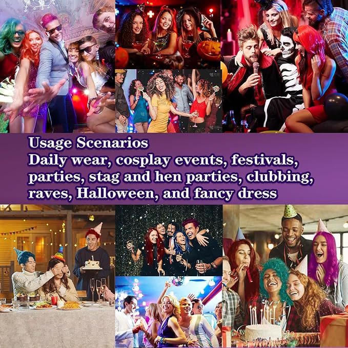 Purple Hair Color Wax, Temporary